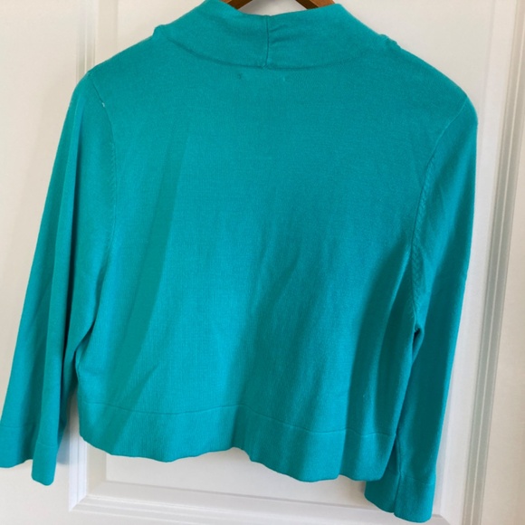 Eliza J Bolero size Large | Aqua Marine | Turquoise - Picture 3 of 3